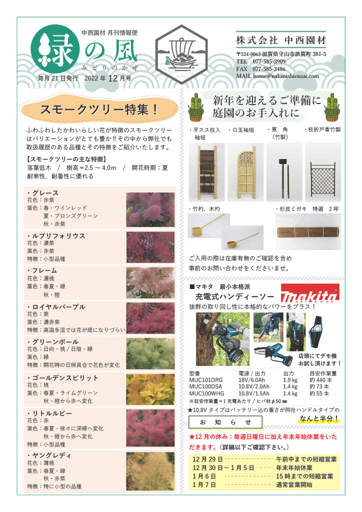 緑の風12月号