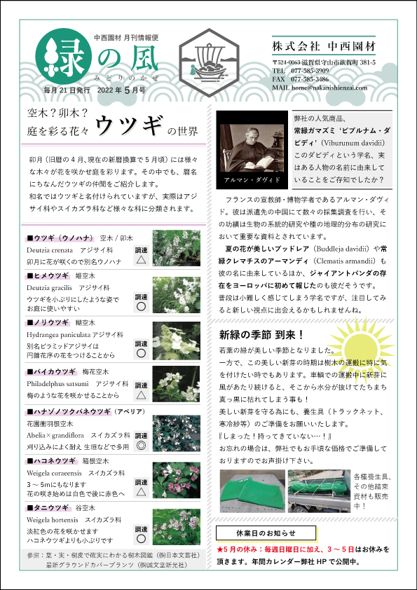 緑の風5月号